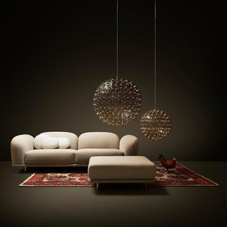Gold Spark Ball Pendant Light-Neutral Decor