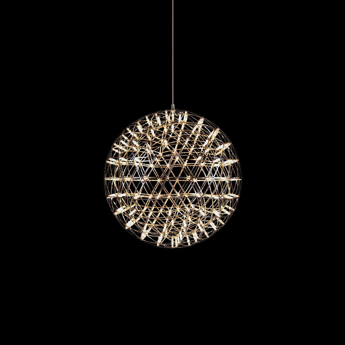 Gold Spark Ball Pendant Light-Neutral Decor
