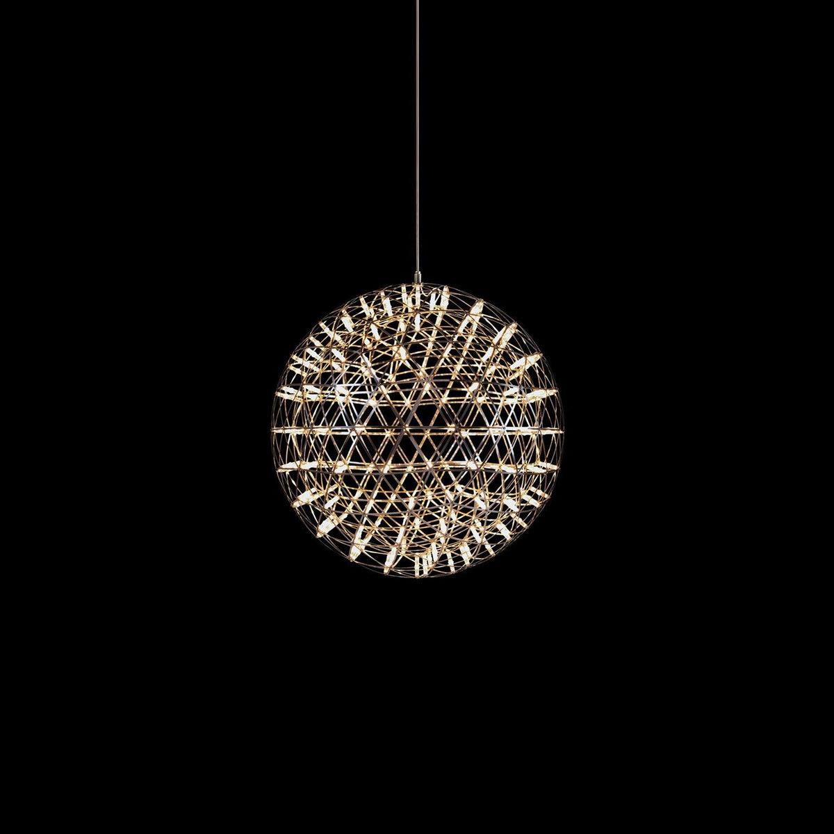 Gold Spark Ball Pendant Light-Neutral Decor