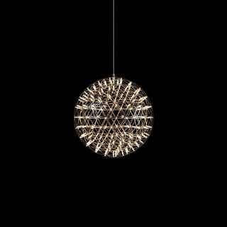 Silver Spark Ball Pendant Light-Neutral Decor