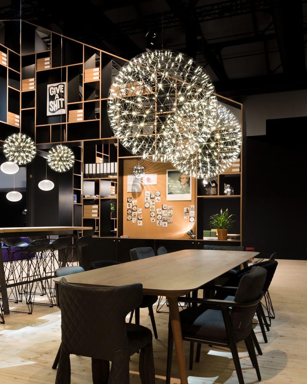 Gold Spark Ball Pendant Light-Neutral Decor
