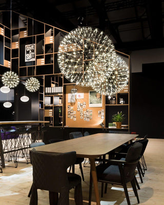 Gold Spark Ball Pendant Light-Neutral Decor