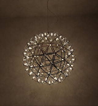 Silver Spark Ball Pendant Light-Neutral Decor