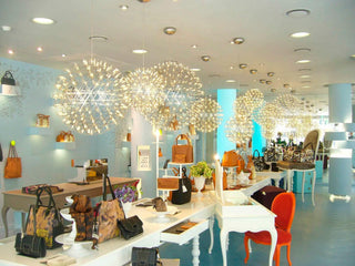 Silver Spark Ball Pendant Light-Neutral Decor