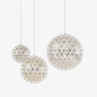 Silver Spark Ball Pendant Light-Neutral Decor