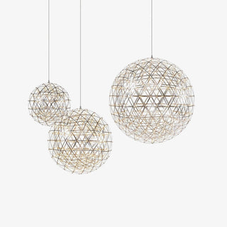 Silver Spark Ball Pendant Light-Neutral Decor
