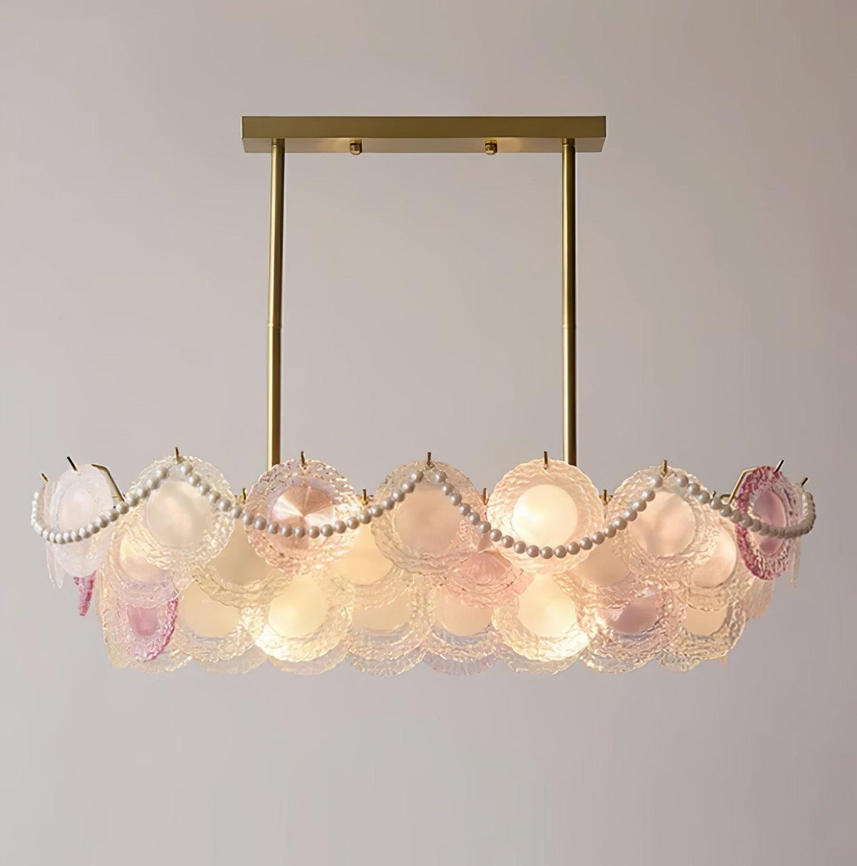 Morona Lustre Disque de Verre Superposé Ludique