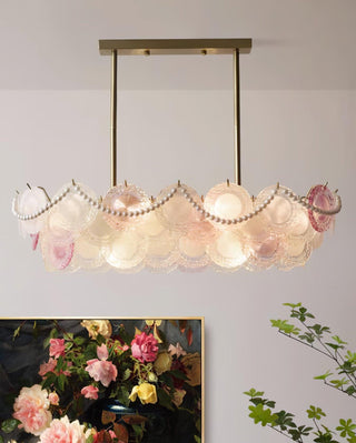 Lustra Lustre Disque de Verre Superposé Ludique