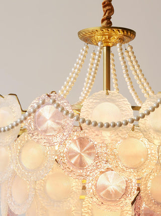 Lustra Lustre Disque de Verre Superposé Ludique