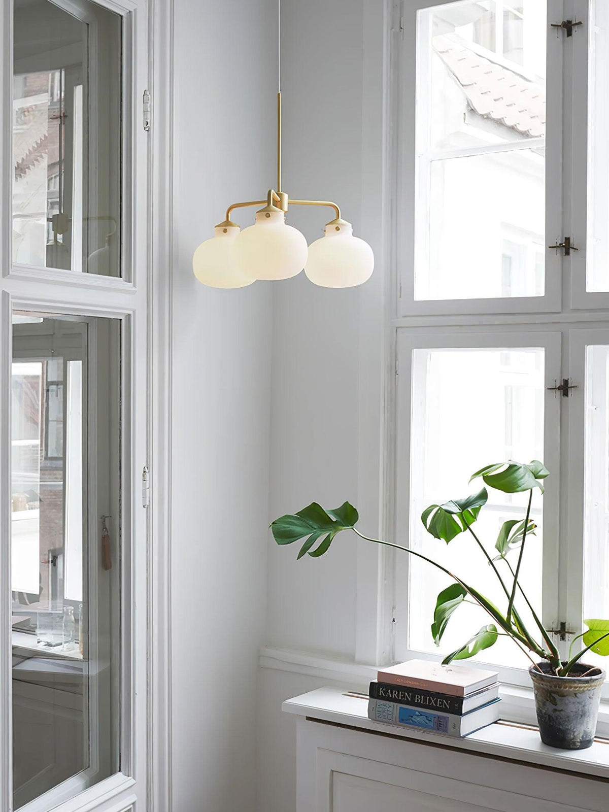 Halo Suspension Contemporaine en Verre