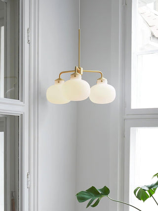 Halo Suspension Contemporaine en Verre