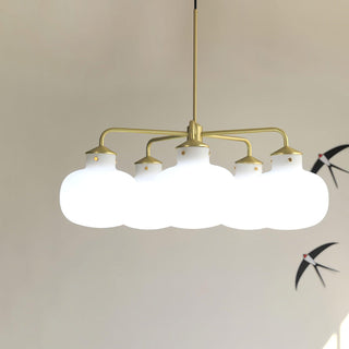 Halo Suspension Contemporaine en Verre