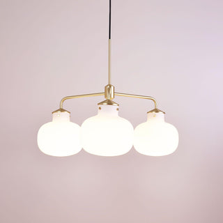 Halo Suspension Contemporaine en Verre