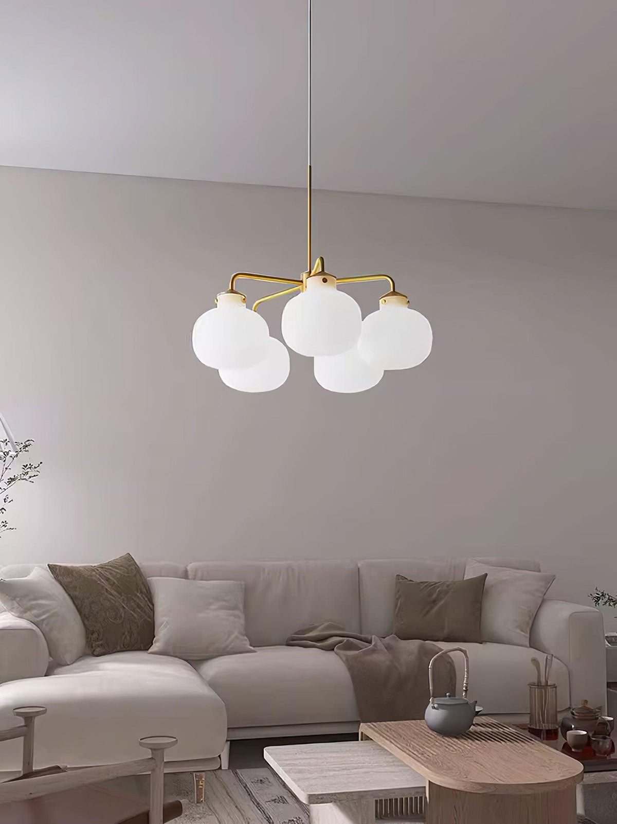 Halo Suspension Contemporaine en Verre