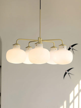 Halo Suspension Contemporaine en Verre