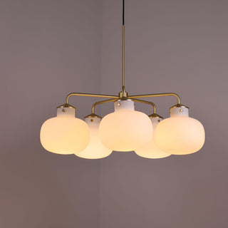 Halo Suspension Contemporaine en Verre