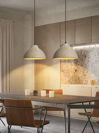 Zandora Suspension Rétro en Céramique et Bois
