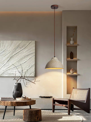 Zandora Suspension Rétro en Céramique et Bois