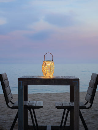 Olraeil Rattan Floor Lantern-Neutral Decor