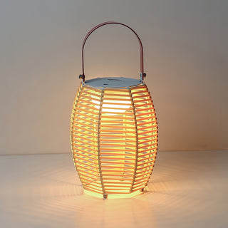 Olraeil Rattan Floor Lantern-Neutral Decor