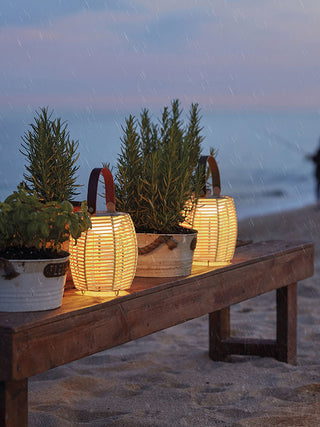 Olraeil Rattan Floor Lantern-Neutral Decor