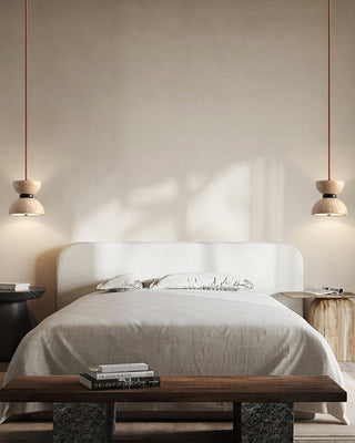 Tersus Suspension Hourglass en Travertin