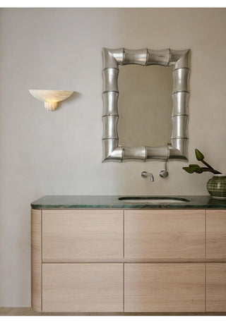 Rare Alabaster Wall Sconce-Neutral Decor