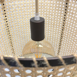 Solara PeSuspension Cadre en Rotin Canné Industriel
