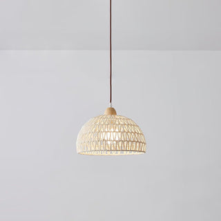 Rattan Arch Swag Pendant Lamp-Neutral Decor