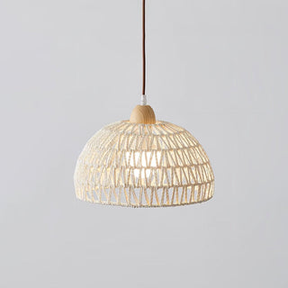 Rattan Arch Swag Pendant Lamp-Neutral Decor