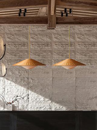 Elysiave Rotin Minimaliste Pendentif Lumière