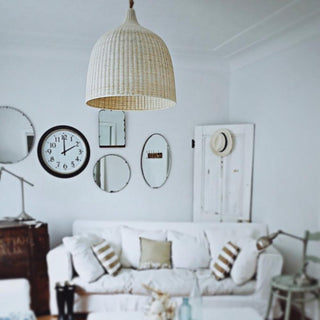Willow Lustre Suspendu En Rattan Rustique