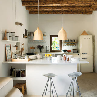 Willow Lustre Suspendu En Rattan Rustique