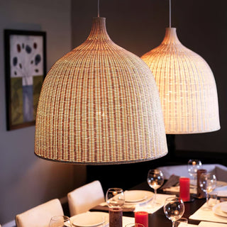 Willow Lustre Suspendu En Rattan Rustique