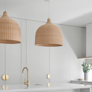 Willow Lustre Suspendu En Rattan Rustique