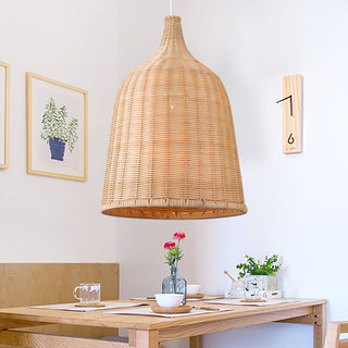 Willow Lustre Suspendu En Rattan Rustique