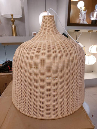 Willow Lustre Suspendu En Rattan Rustique