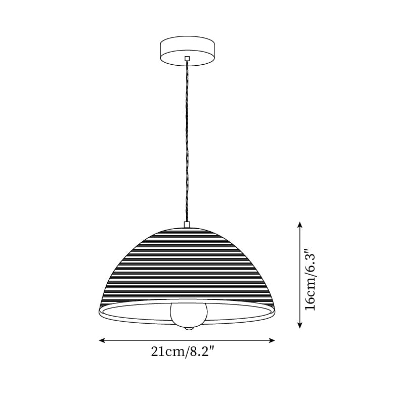 Pendant Lamp Rattan Shade and Metal Body Cone Shape Natural Minimalist-Neutral Decor
