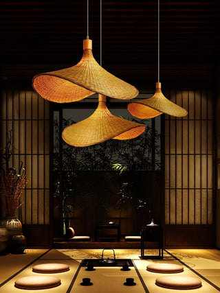 Marona Suspension Vintage en Rattan