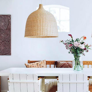 Willow Lustre Suspendu En Rattan Rustique