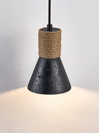Ravena Rope Cone Pendant Lamp-Neutral Decor