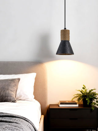 Ravena Rope Cone Pendant Lamp-Neutral Decor