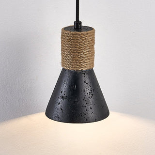Ravena Rope Cone Pendant Lamp-Neutral Decor