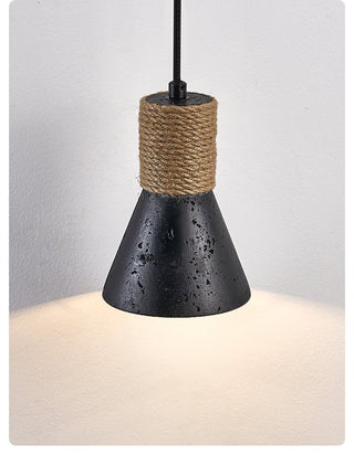 Ravena Rope Cone Pendant Lamp-Neutral Decor