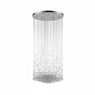 Raw Crystal Customize Chandelier-Neutral Decor