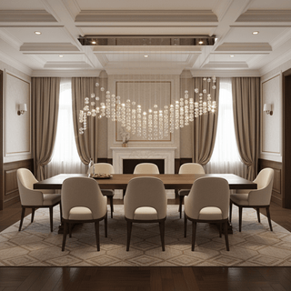 Raw Crystal Customize Chandelier-Neutral Decor
