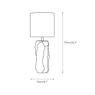 Cotia Lampe à poser en marbre