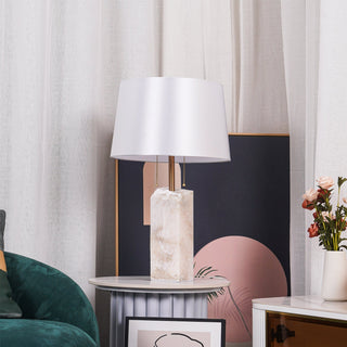 Gaveth Lampe de Table en Albâtre Minimaliste