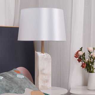 Gaveth Lampe de Table en Albâtre Minimaliste