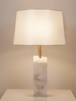 Gaveth Lampe de Table en Albâtre Minimaliste